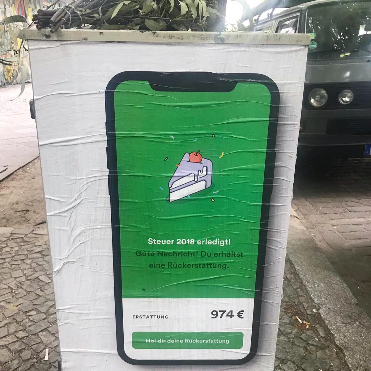 Spotted! @taxfix_de all around Berlin #ourwork