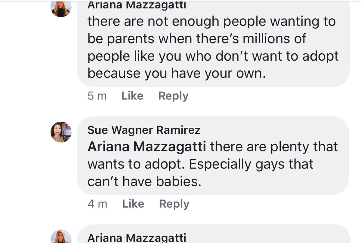 arianamazz's tweet photo. Oh. Oh.... is that the answer for the 435,000 children waiting to be adopted the US alone ? Can a gay that can’t have a baby please stand up? https://t.co/i5GkTkp8qT
