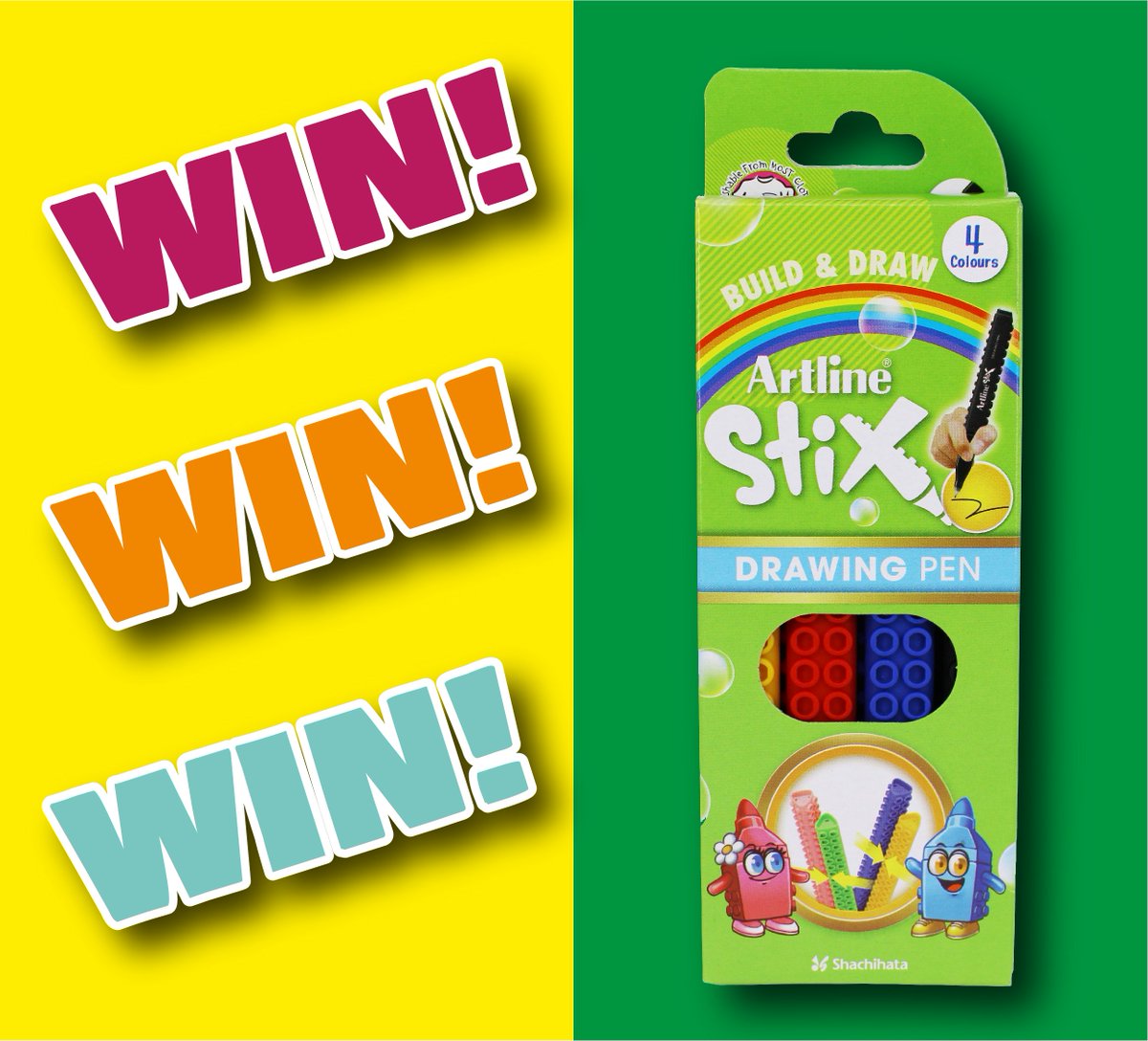 Artline_EU's tweet photo. Pssst..... It's nearly the weekend! Which also means it's #FreebieFriday! So we're celebrating with a cheeky little #Artline #STIX #giveaway!

To be in with a chance of winning a set of our #Artline STIX Drawing Pens, simply FOLLOW &amp; RT!

#stationery #competition #win #prize https://t.co/ttIy2fMMtl