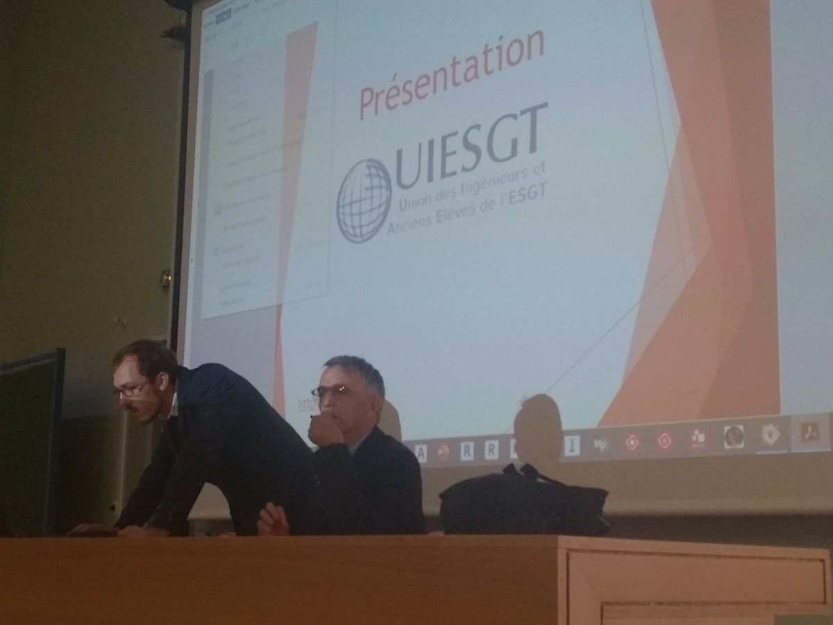 esgtcnam's tweet photo. Présentation au Cercle Geo de l'#UIESGT, association des anciens étudiants de l'@esgtcnam par Gérard Zinniger et Alexis Charrières.
@LeCnam https://t.co/8Hxfu6wrXs