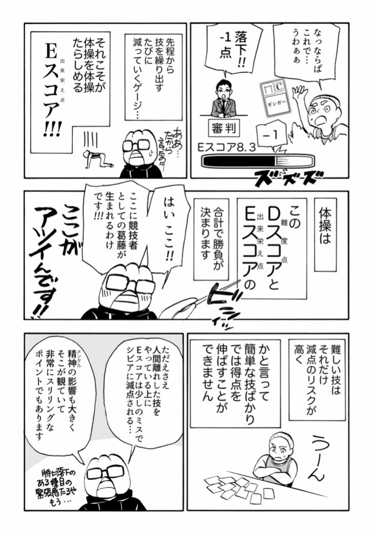 体操ってめっちゃ面白いよ!という漫画を描きました。ルールと見所まとめ。 