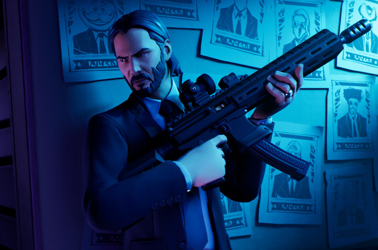 N5Dave's tweet photo. Fortnite say's Tick Tock, Mr. Wick! https://t.co/4j6IrhjF0C #fortnite #johnwick #johnwickparabellum #johnwickchapterthree #hitman #assassins #boogeyman #thehightable #bountyhunters #excommunicado #techmashuk #techmashdave https://t.co/Sxfl6HhmOX