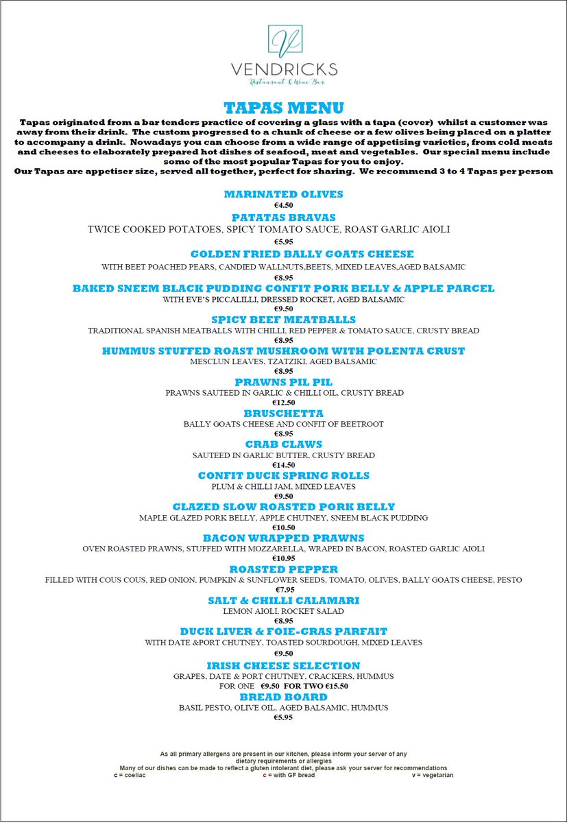 Vendricks Restaurant & Wine Bar tweet media