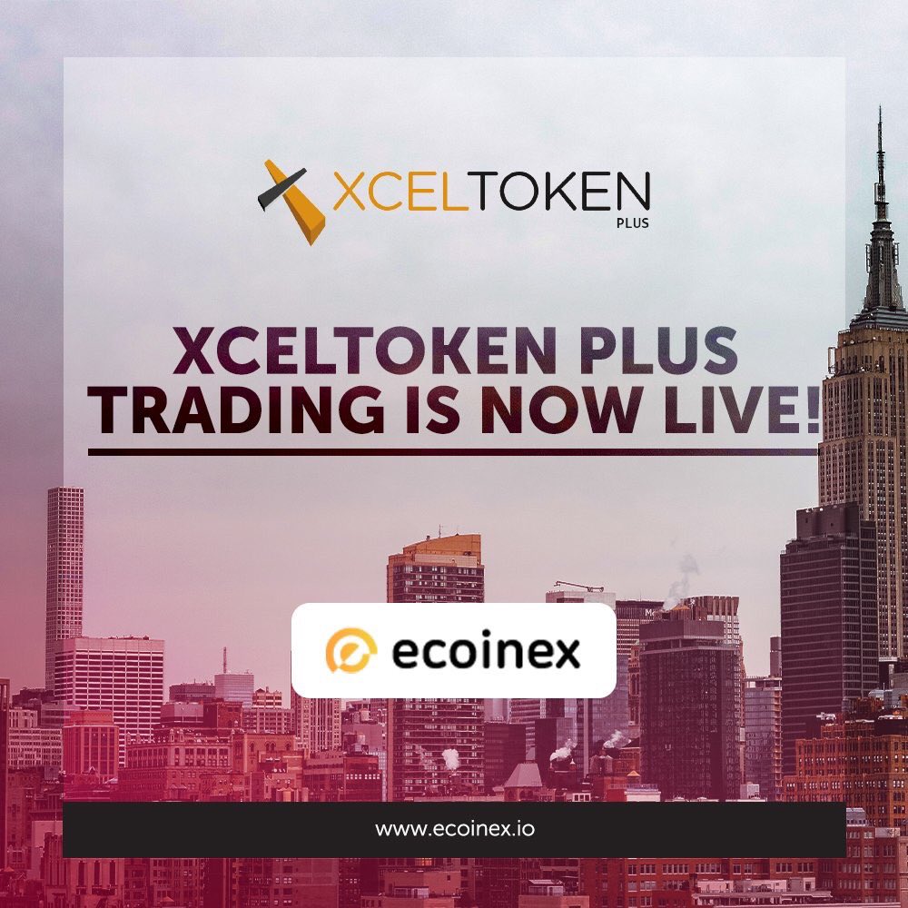 GKXLAB's tweet photo. Amazing News! XcelToken Plus is now live for trading on Ecoinex 

Ticker- XLAB

For More News &amp; Update Follow us on @xceltoken. 

Check us out https://t.co/MOY7uoMOic.… 

#trading #tradingmarkets #exchanges #exchangeservice #Etherum #exchanges #bitcoin #ecoinex #korea #xceltoken https://t.co/6cTMcREwSJ