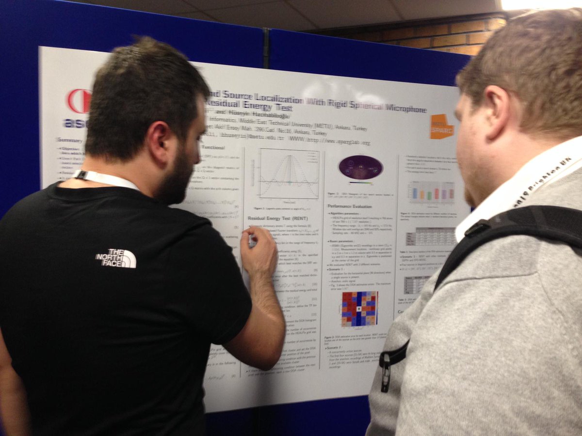mbcoteli's tweet photo. Presenting work on DOA estimation with Rigid Spherical Microphone Arrays.. #icassp2019 @metusparg https://t.co/bIT0lXFt1D