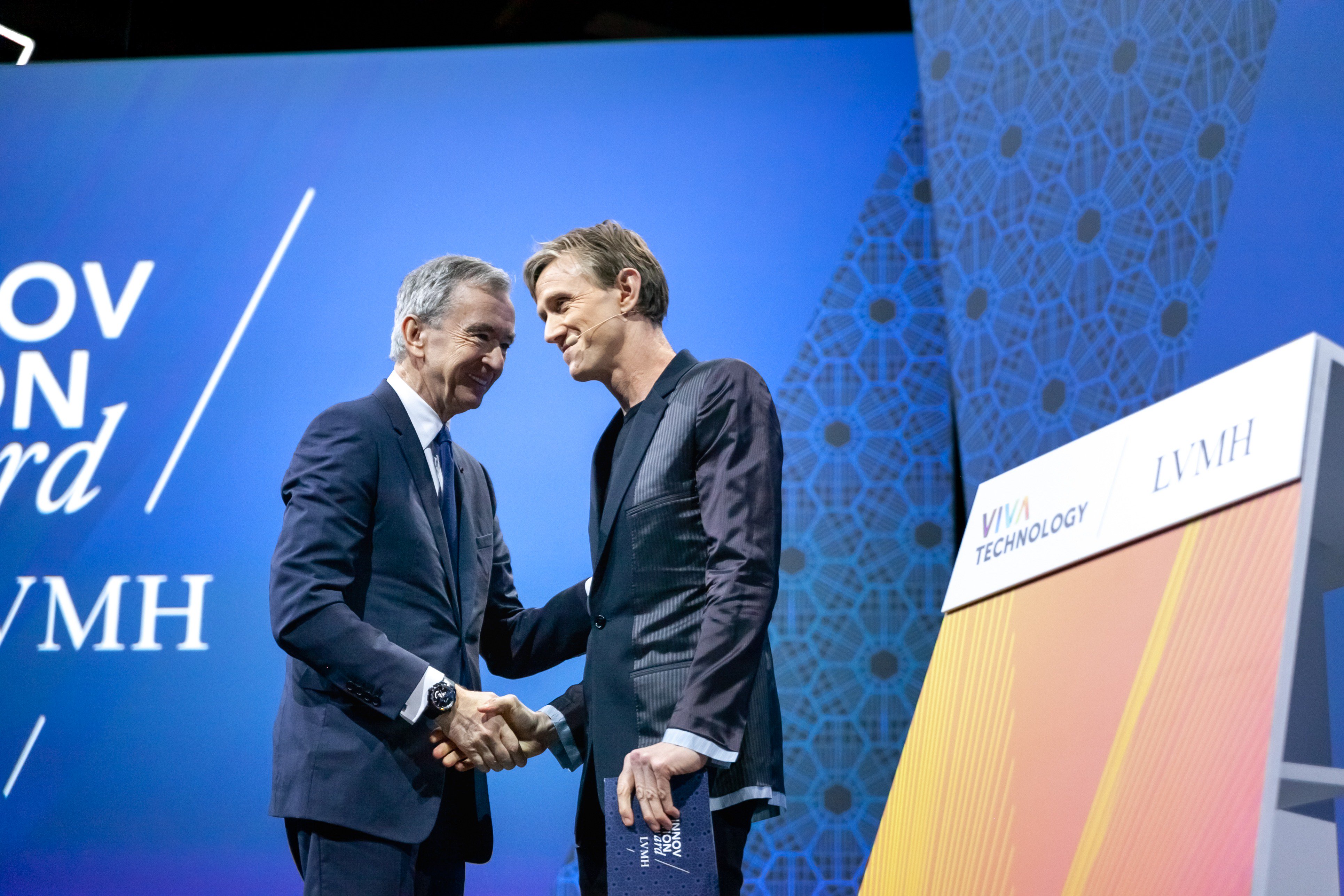 Viva Technology on X: [#LVMHtech] Bernard Arnault and @iancr open the 3rd  edition of the @LVMH Innovation Award at #VivaTech!   / X