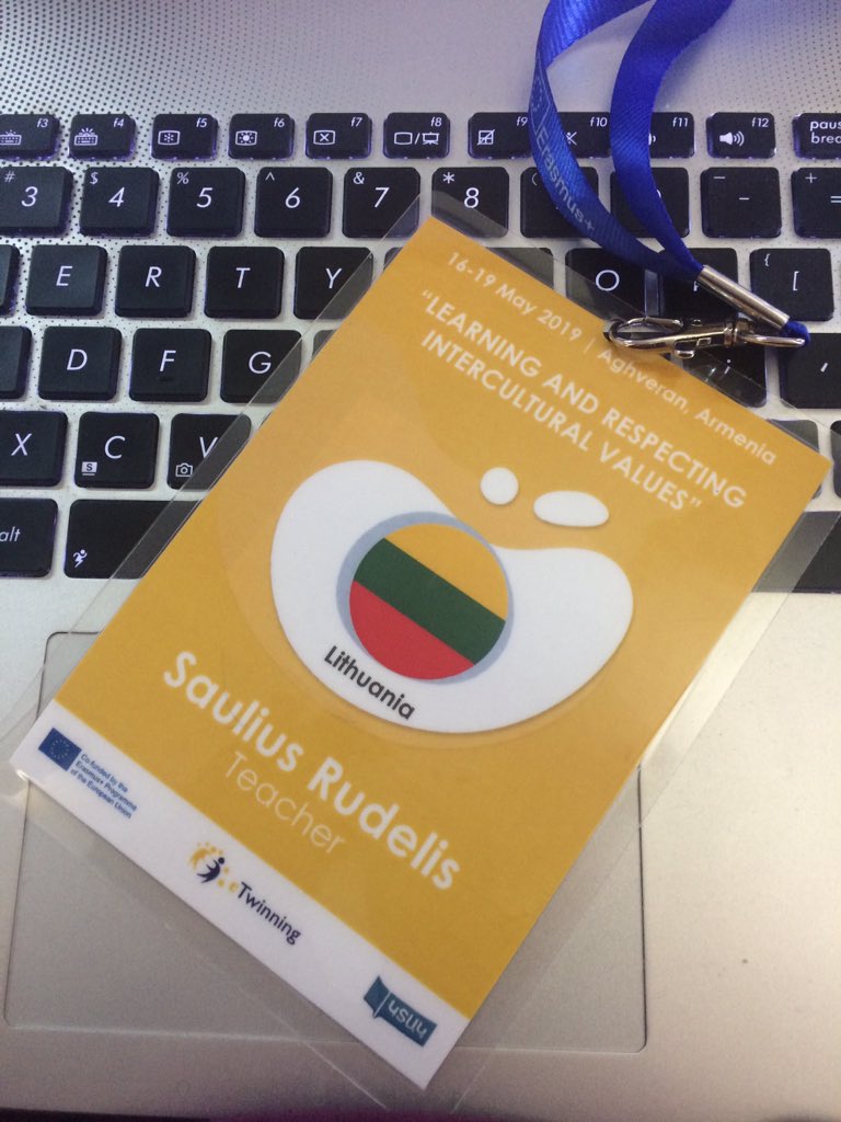 s_rudelis's tweet photo. #eTwinning #seninar in #armenia #ErasmusPlus #eTwinningPlus https://t.co/BQBOfJOban