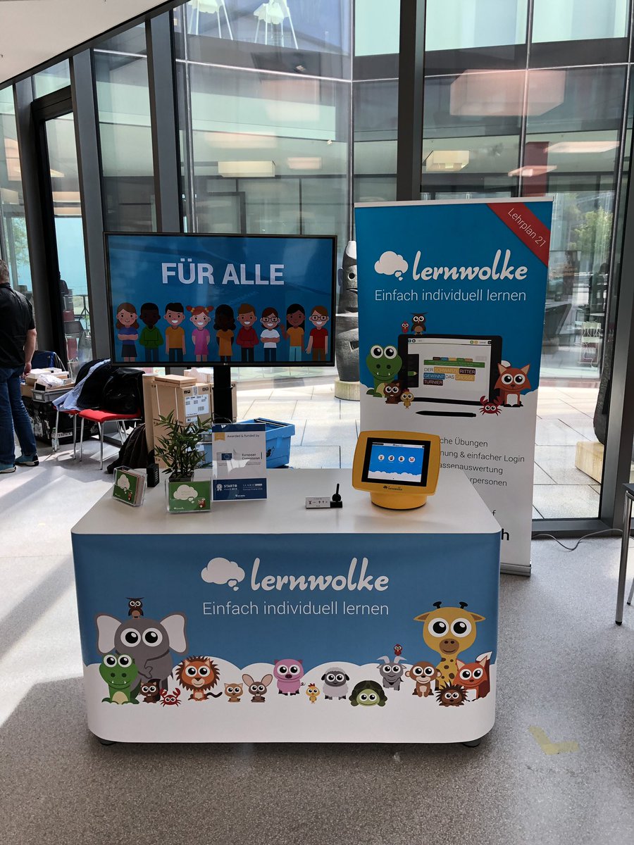 Wir sind an den #TabletDays19 und freuen uns auf euren Besuch😁 #lernwolke