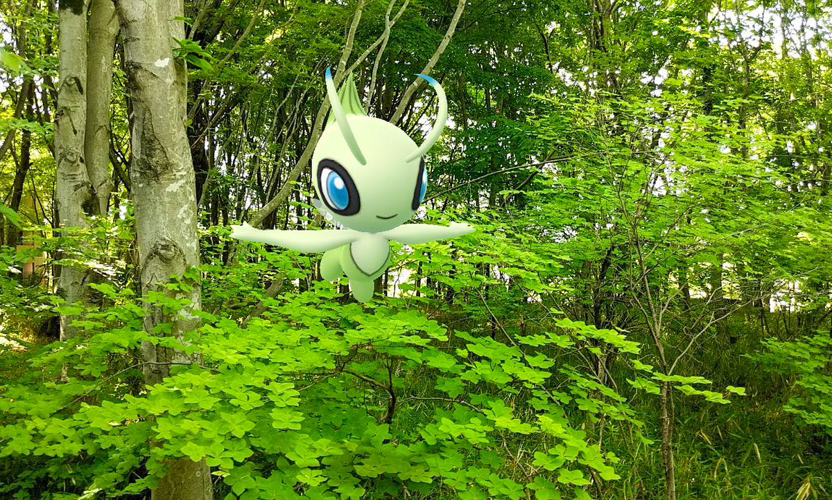 ま ポケモンgo على تويتر 後ろの葉っぱはツツジですかね 綺麗な緑