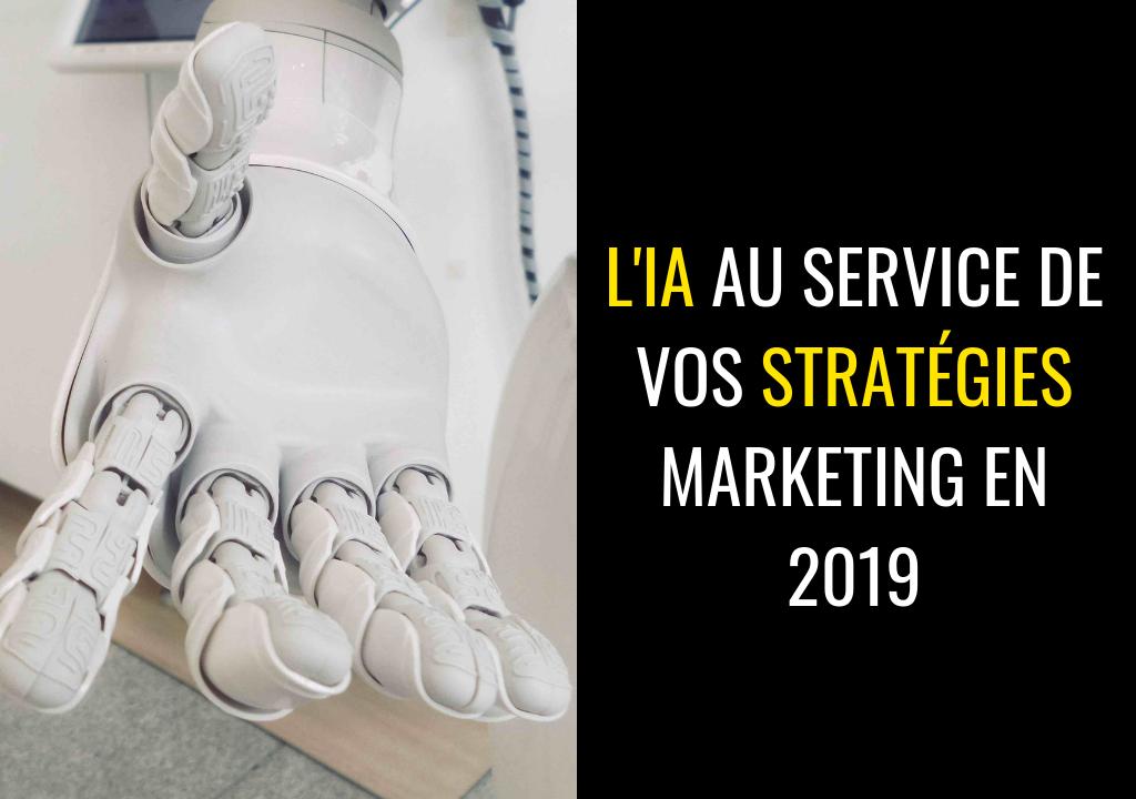 En quoi L’IA peut-elle être AU SERVICE DE VOS STRATÉGIES MARKETING EN 2019 ?

Vous avez 2 Heures 🕓 ou vous pouvez suivre ce lien 
👉 bit.ly/2IlrLkw 
#IntelligenceArtificielle #strategiedigitale #web