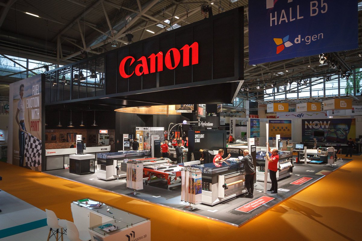 CanonCNA's tweet image. It's the final day for us here in Munich at #FESPA2019. But we still have a few more great stories to share today so stay tuned! We've also summarised all the top news from the event for you here: canon.sm/2VrpZRK