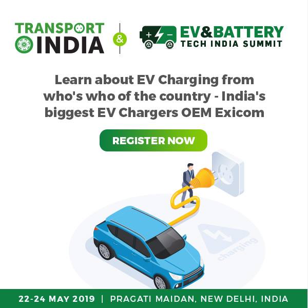 Attend the 'EV &amp; Battery Tech India Summit’ at the 5th Smart Cities India expo 2019 to learn about EV Charging from who's who of the country. 

Register here: zurl.co/HkjS

 #SCI2019 #TransportIndia #TransportExpo #EV #EVCharging #EVBatteryTechIndiaSummit