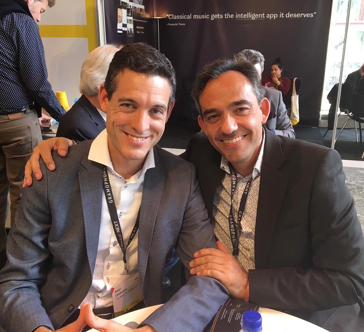 josuoki's tweet image. Meeting with the general manager of the Bach Foundation in St. Gallen, Switzerland, in the @ClassicalNEXT #josuokiñena #okiñena #classicalnext