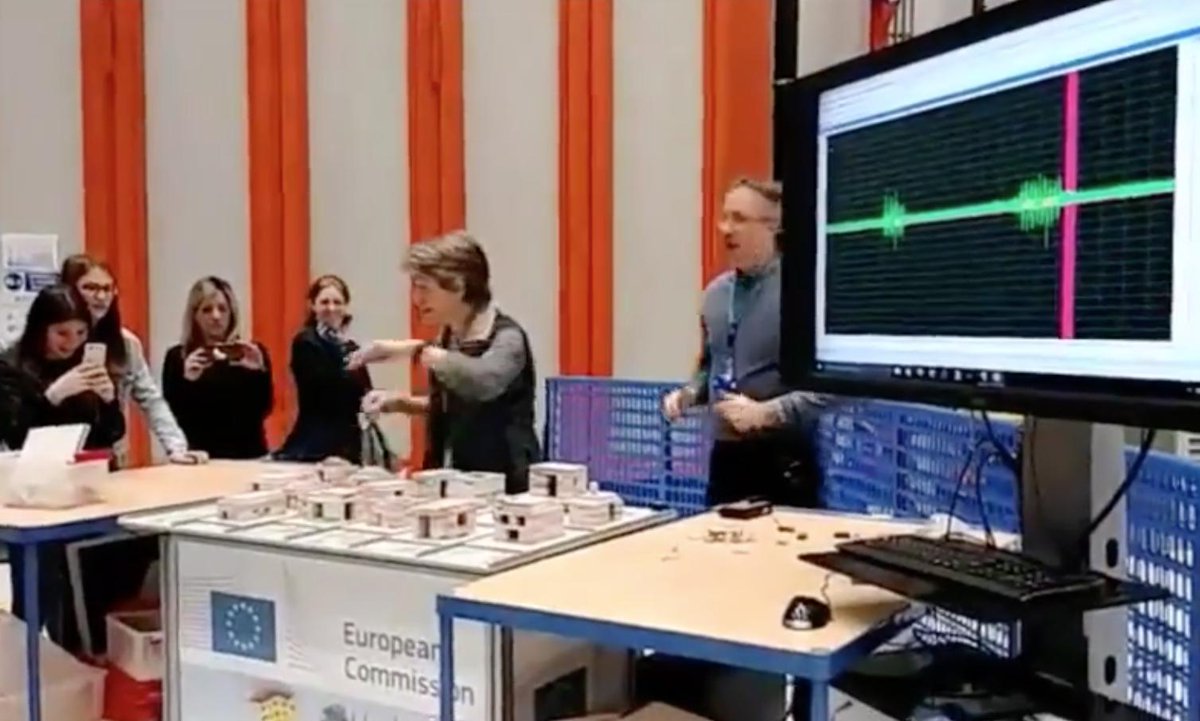 EU_JRC's tweet photo. First activity of the day for our visitors: the European Laboratory for Structural Assessment (ELSA)! Discover this lab through the eyes of our scientist Martin Poljansek 👉 https://t.co/Zgqcj37HQ4

#EUopenscience #EUelections2019 https://t.co/bT4hRu9dpQ