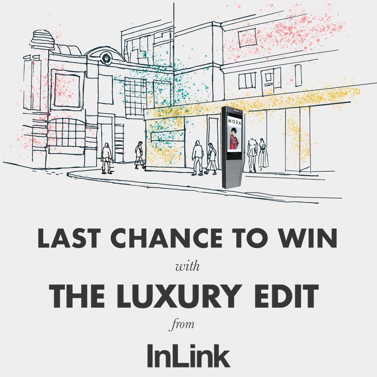 primesight's tweet image. It's your last chance to win with The Luxury Edit from InLink. Enter now for a free campaign worth up to £30,000 to one luxury client 💎

The competition closes today at 5pm — be in it, to win it!
 bit.ly/2LIg6j5  

#DOOH #TheLuxuryEdit