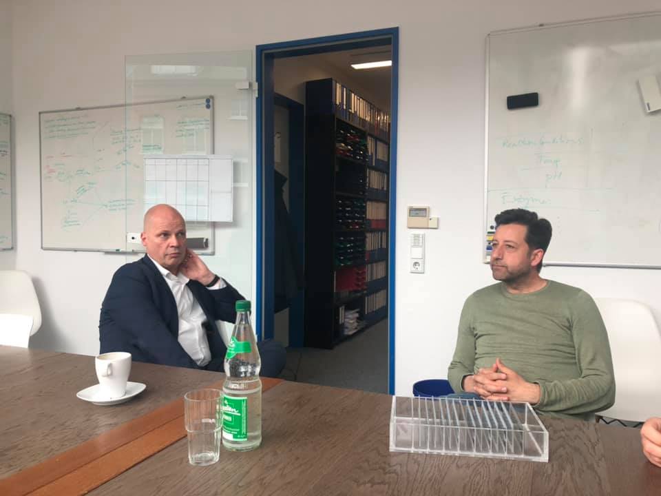 wpnergy's tweet photo. Danke Chris Müller-von Wrycz Rekowski für intensive Anregungen und prima Ideen für die Weiterentwicklung unseres Startup! 💡 https://t.co/PGWYEcpvH8
