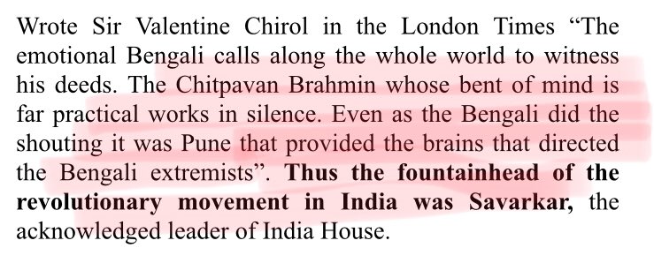 16/n Wrote Sir Valentine C in the London Times “...The Chitpavan Brahmin whose bent of mind is far practical works in silence.Even as the Bengali did the shouting it was Pune that provided the brains that directed the Bengali extremists”.
