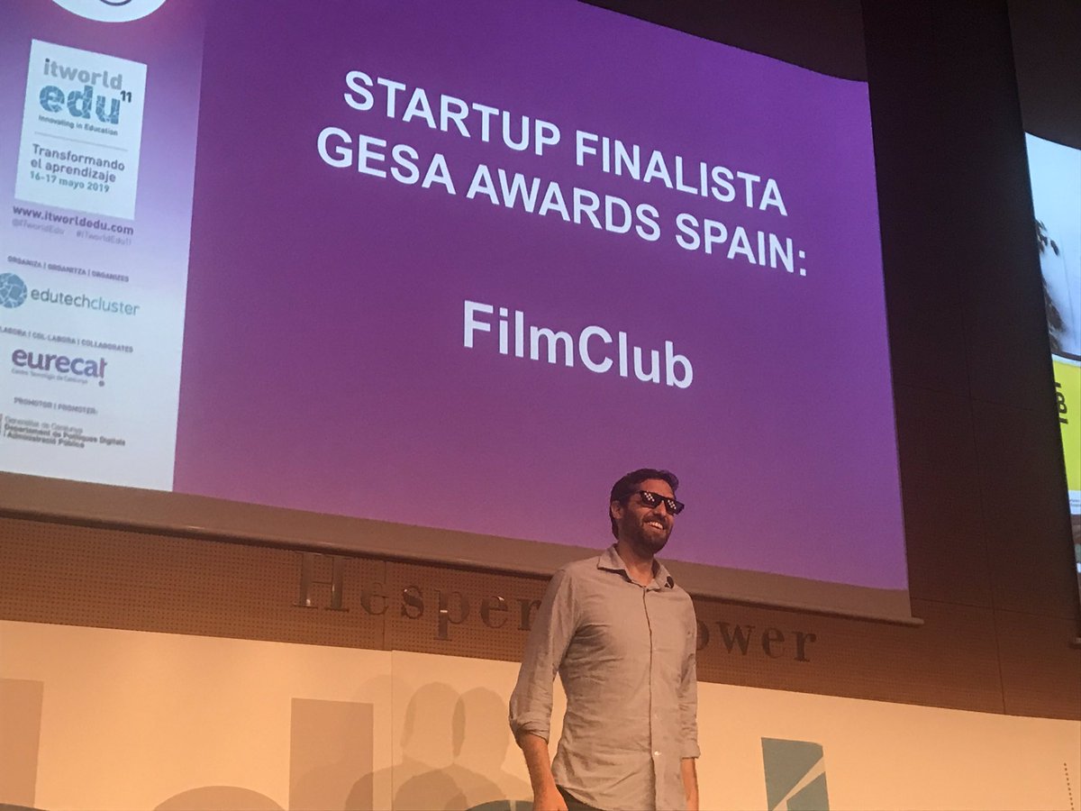 Congratulations <a href="/filmclub_click/">FILMCLUB</a> ! #GESAawards #GESA2019 #ITworldEdu11 <a href="/ITworldEdu/">ITworldEdu</a>