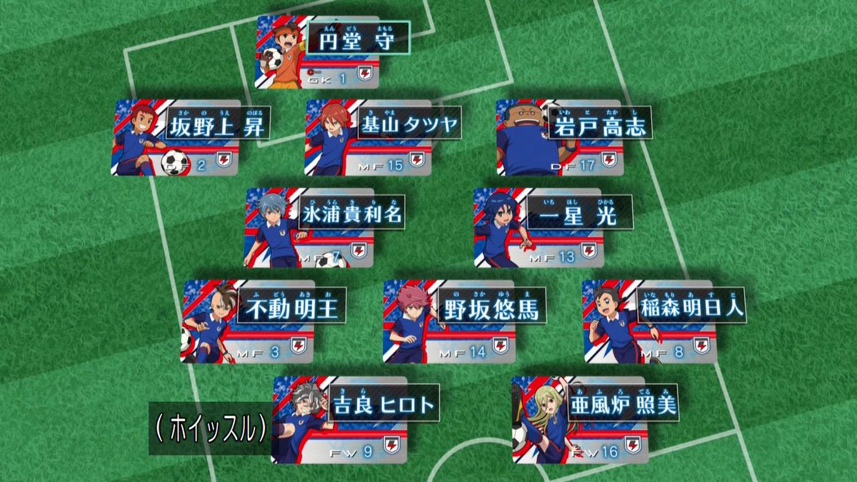 あふろん Twitterren スタメン イナズマイレブン オリオンの刻印 Inazuma あふろん Twitterren スタメン イナズマイレブン オリオンの刻印 Inazuma