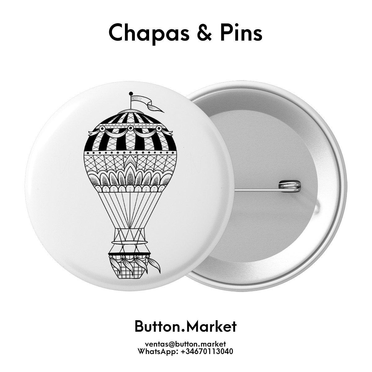 ButtonMarket's tweet image. Button badges for a tattoo studio.
#tattoo #buttons #badges