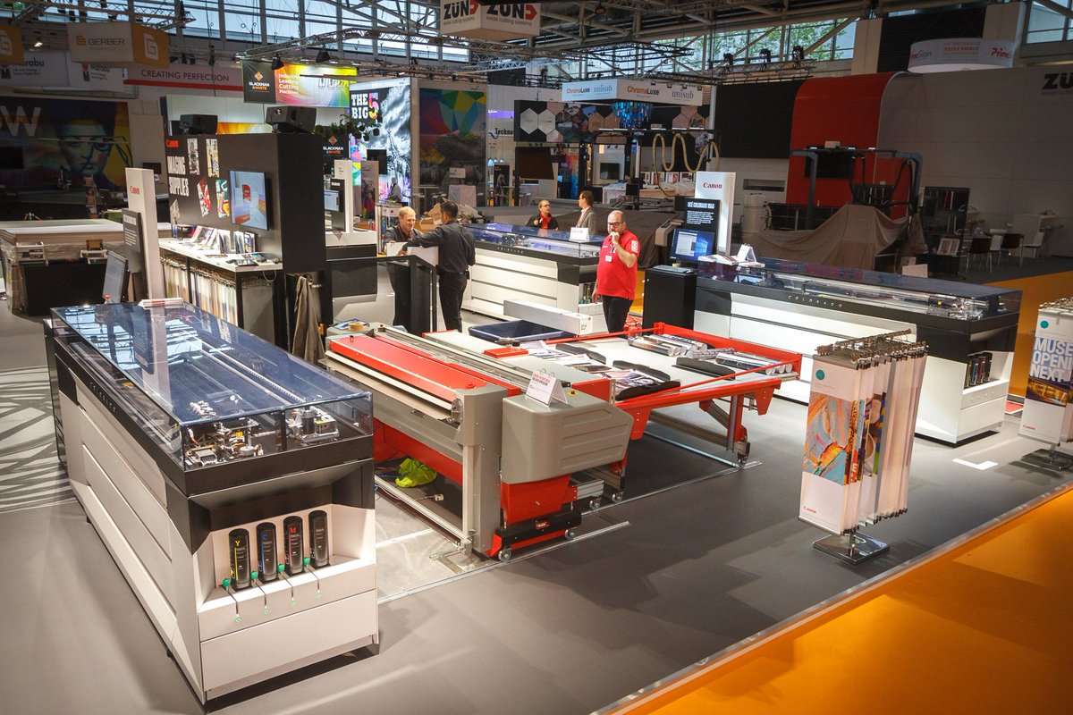 CanonMEA's tweet image. It's the final day for us here in Munich at #FESPA2019. But we still have a few more great stories to share today so stay tuned! We've also summarised all the top news from the event for you here: canon.sm/2VxOvAK