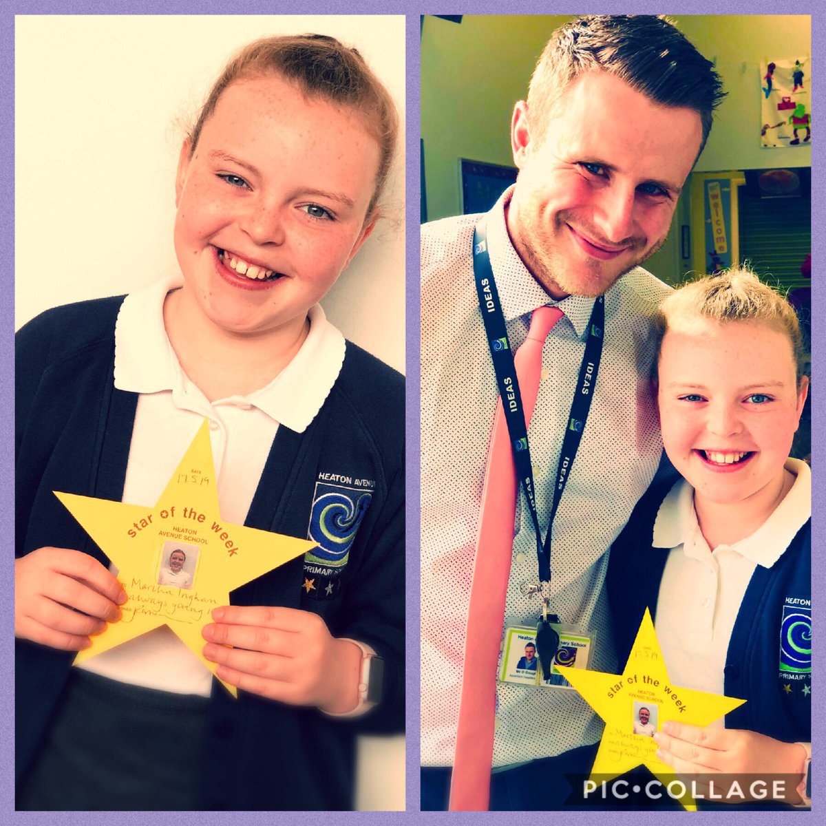 Singham2410's tweet photo. Last πaward for my lil beauty today! Next stop.... high school π #smashingSATSweek #alwaysgives100% #thiskidcan πͺπ» @HeatonAvenueSch @andythekeeper https://t.co/yqjjuVQf0v