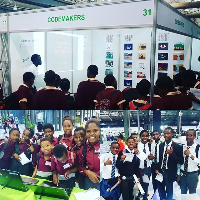 CodemakersZa's tweet image. Visit us at the Sustainable Living Expo today and tomorrow. Our #scratchday2019 activity. Tons of interest and we are just in hour 2! #scratchday #scratchafrica bit.ly/2EeR3hk