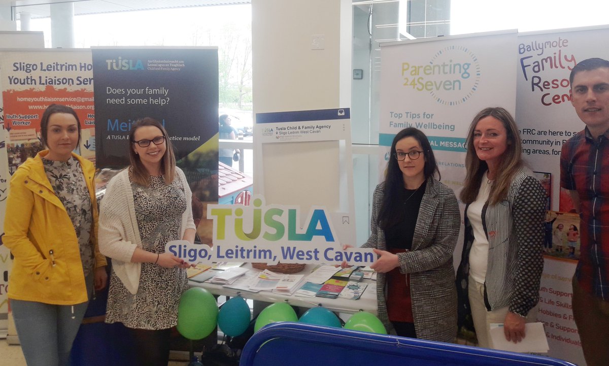 tusla's tweet photo. Tusla staff &amp; partners have been manning information stands across the country, answering questions and making parents aware of the wide range of Family Supports &amp; Services in communities around Ireland. For more information, visit: https://t.co/nsTiajF4wg #ChildAndFamilyWeek https://t.co/OvA7lLnOG5