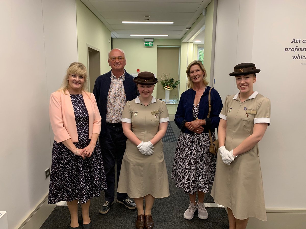 NorlandCollege's tweet photo. Earlier this week we were pleased to welcome the Royal Commonwealth Society to Norland College. Included in the photos are Godfrey Hall, Chair of the Royal Commonwealth Society Bath and District Branch and Deputy Lord Lieutenant Mrs Lucy Nelson DL. #WeAreNorland https://t.co/K3bEQoMPgv