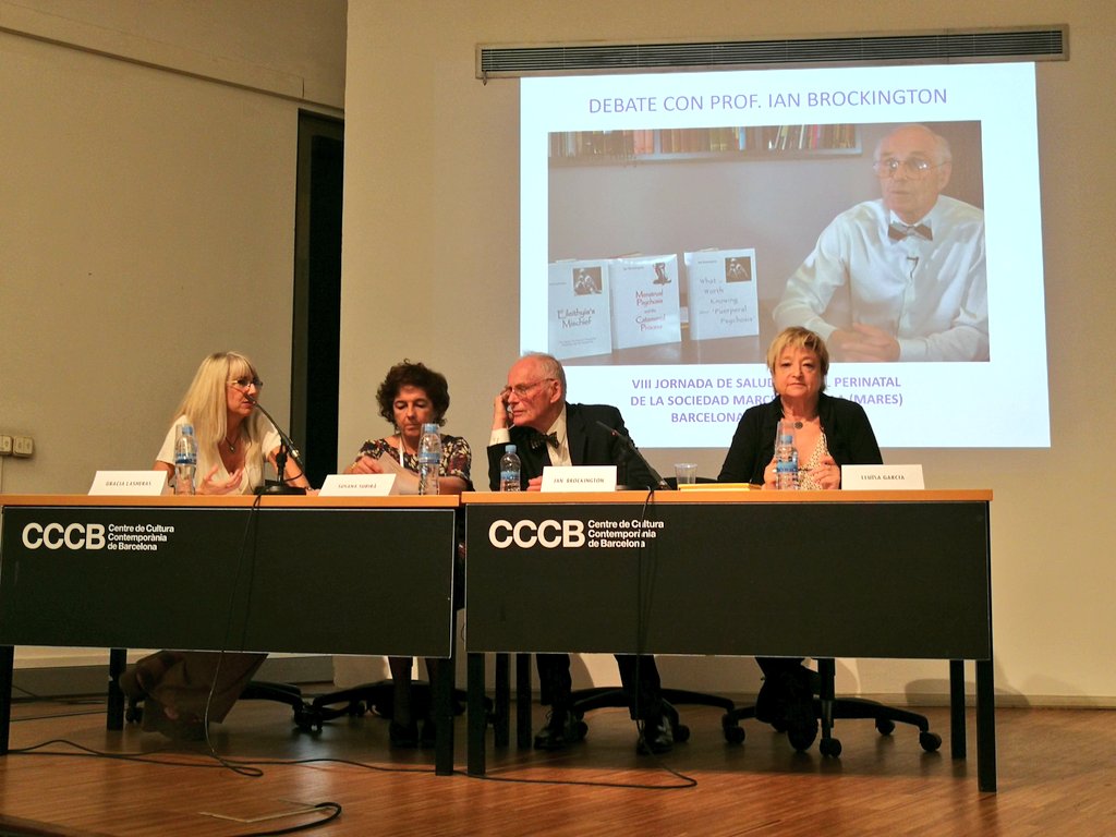 sociedadmares's tweet image. Fantástica revisión de los trastornos del vínculo por el Prof Brockington. @Lgesteve @GraciaLasheras y Susana Subirà plantean preguntas en relación a la intervención y como ayudar a las madres con estas alteraciones. 
#VIIIjornadaMARES 
#saludmentalmaternaimporta