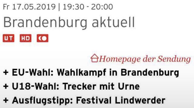bblonline's tweet photo. #U18Wahl Unsere mobile Wahlurne ist ab 14:30 Uhr auf einem Traktor vom JC Lindenberg über Reckenthin, Groß Pankow, Wolfshagen, Groß Langerwisch zurück nach Lindenberg unterwegs. Dort endet die Tour mit einem kleinen Grillfest. #machsab16 #gehwählen #deineStimmezählt #BBLandjugend https://t.co/Zak9dCNyGr