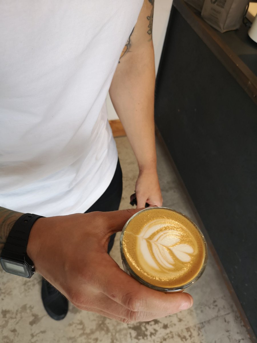 blc_lauramartin's tweet photo. When your workplace provides free barista coffee as a 'Friday Treat'! @cliftoncoffee @TramshedTech @BigLearningCo #positiveworkplace #Fridayfeeling #TramshedTech https://t.co/gRhmllOc7W