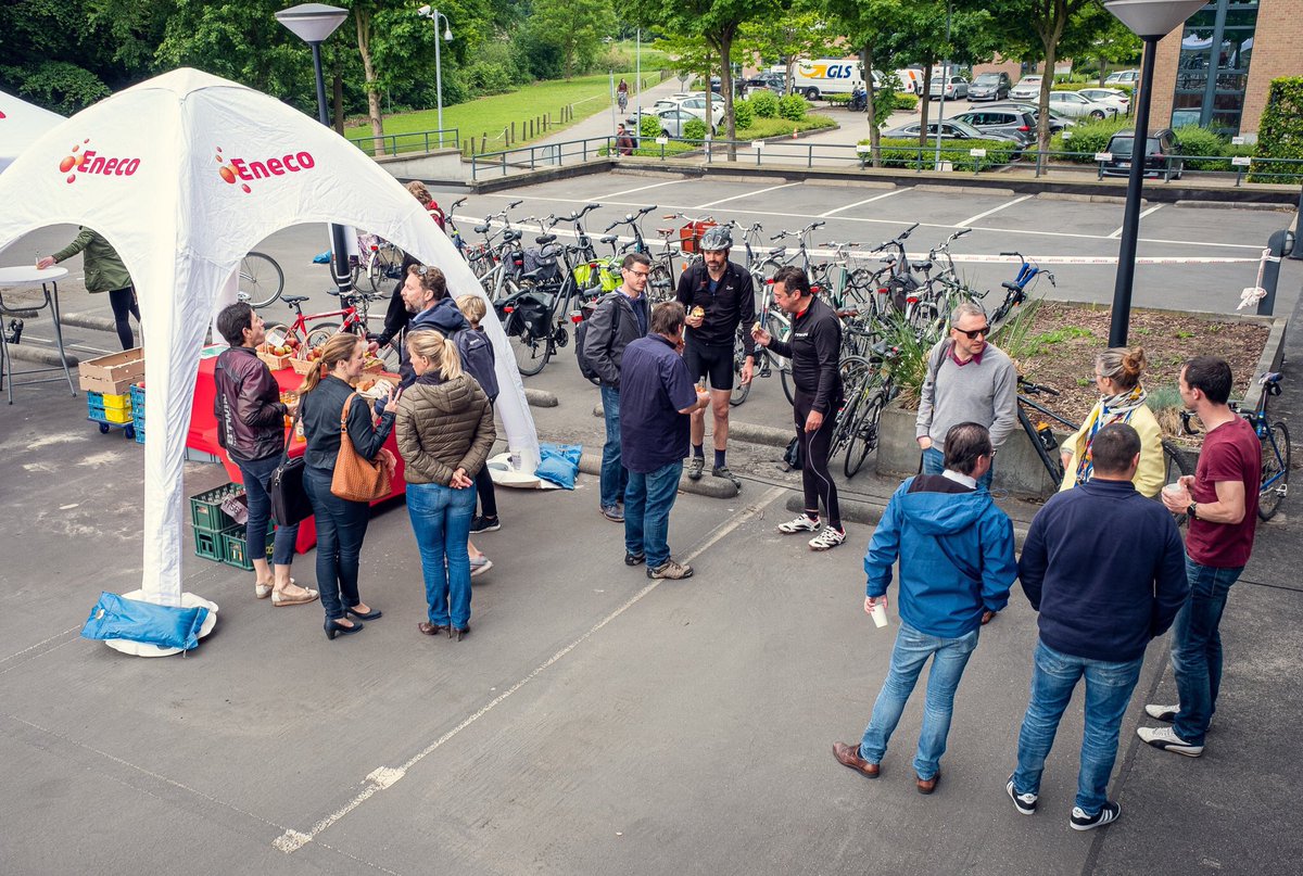 Vandaag is het #biketowork day. Meer aanzetten tot bewegen en duurzame mobiliteit is een mooi initiatief! En daar doen we graag aan mee #meerfietsen #fietsontbijt #bikemaintenance <a href="/EnecoBE/">Eneco Belgium</a> #nxtgen
