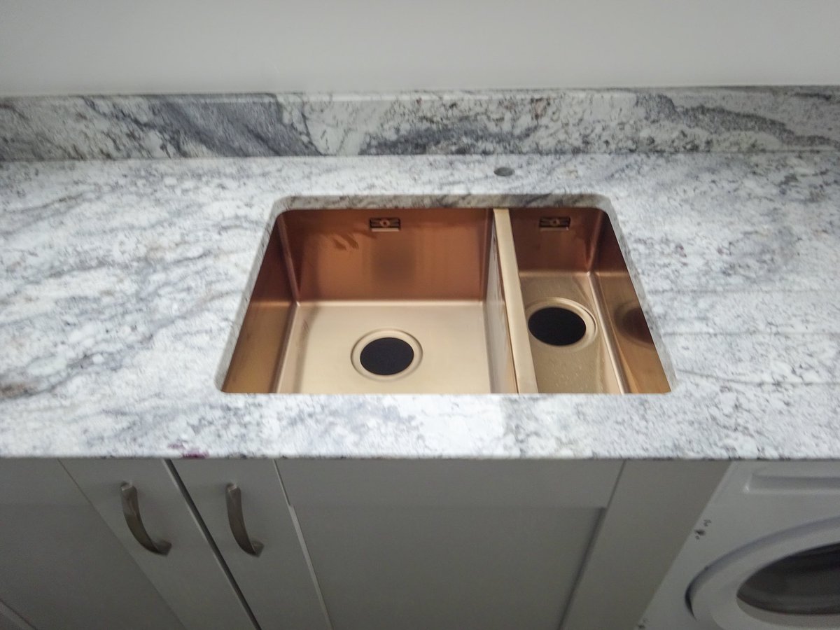 cardiffmarble's tweet photo. Stunning Pretoria White installed recently for our customer in Cyncoed. #cardiffmarble #granite #kitchen https://t.co/SFkZOZT8i5