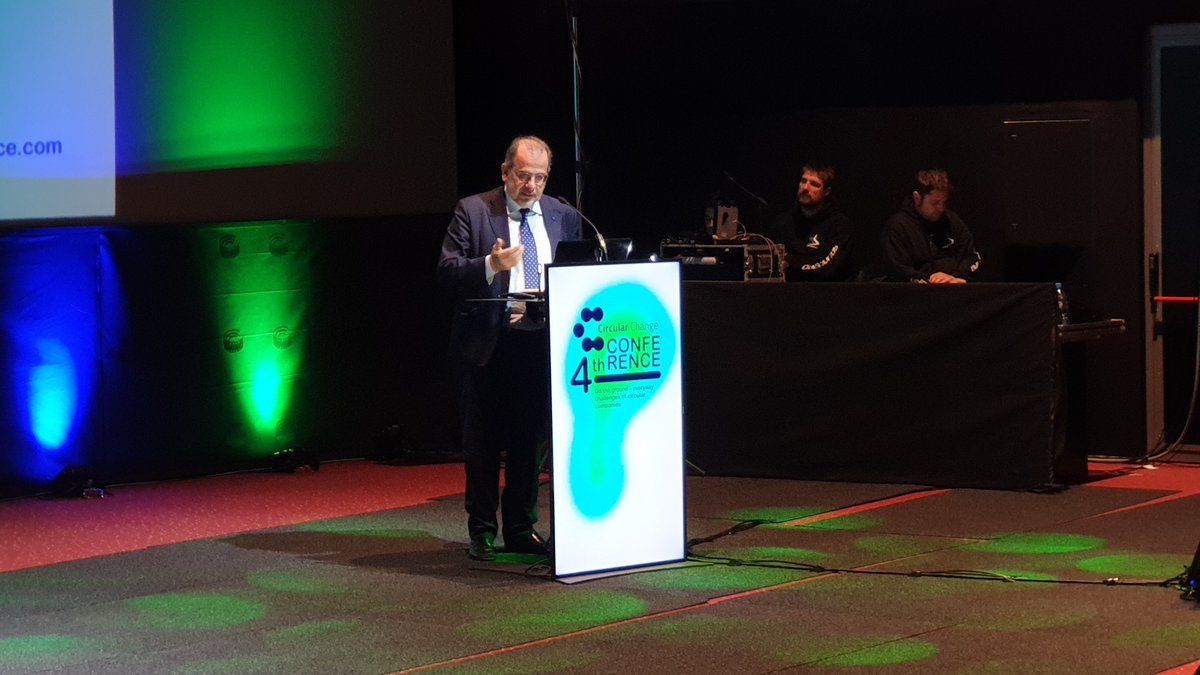 CircularChange's tweet photo. We need to build up a new vision of Europe of tomorrow with #circulareconomy being part of it, @EESC_President @LJahierEU tells #circularchange2019 https://t.co/rMm2RBTQwg