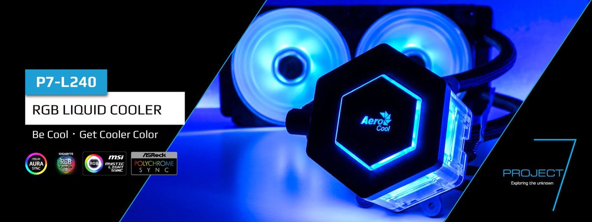 AEROCOOL_'s tweet photo. 🆕🆒 #Project7 para los #PCMasterRace

➡️ Cajas P7C0 y P7C1
➡️ Fuentes de alimentación
➡️ Refrigeración líquida 
➡️ Ventiladores 
➡️ HUB Controlador 

#⃣ #RGB #BeCool #BeAeroCool https://t.co/rM0v4K7WGh