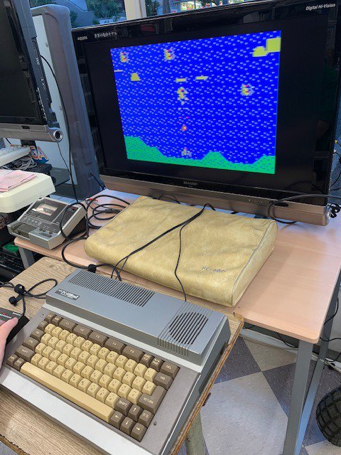 pcboh's tweet photo. PC-Boh　パソコン部

・・・。
うちのPC-6001MkⅡ音が出ないよ。 https://t.co/9IZbY3hy1O