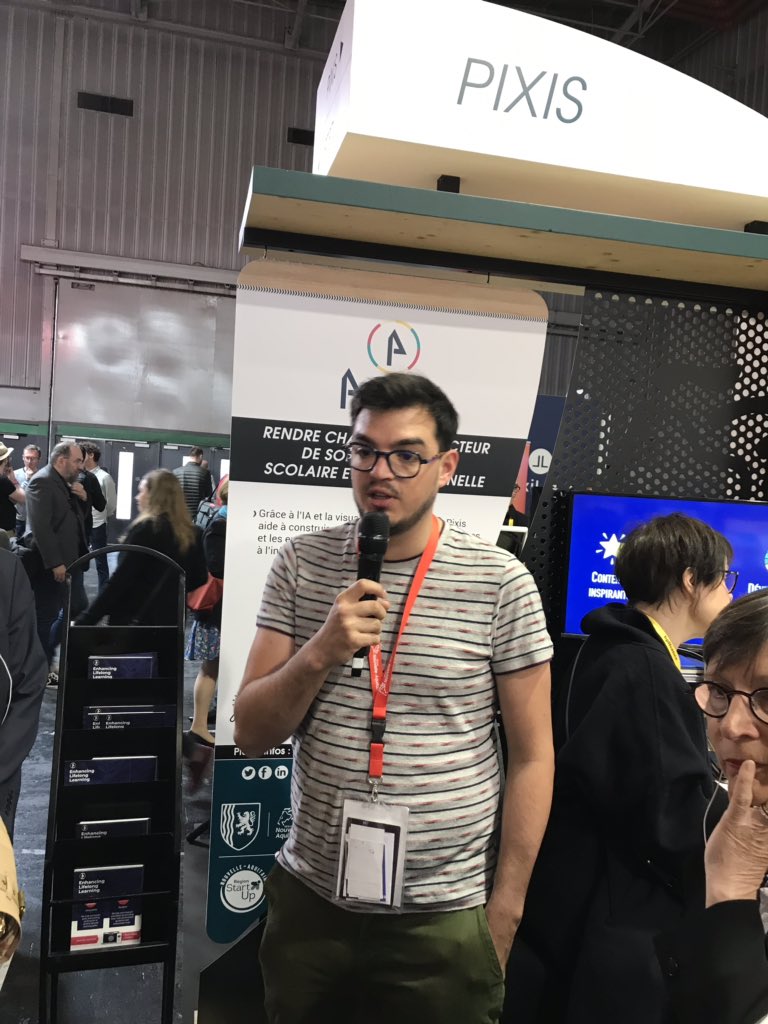Les #EdTech sont bien représentées sur le Pavillon @nouvelleaquitaine avec Prof en Poche, Novo 3 D et Pixis 👨🏻‍🎓👩🏻‍🎓