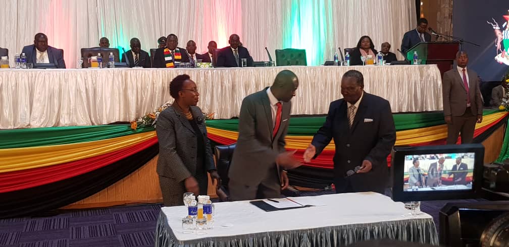InfoMinZW's tweet image. #Polad Political Actors today signed a Code of Conduct which will guide their conduct during the dialogue process.