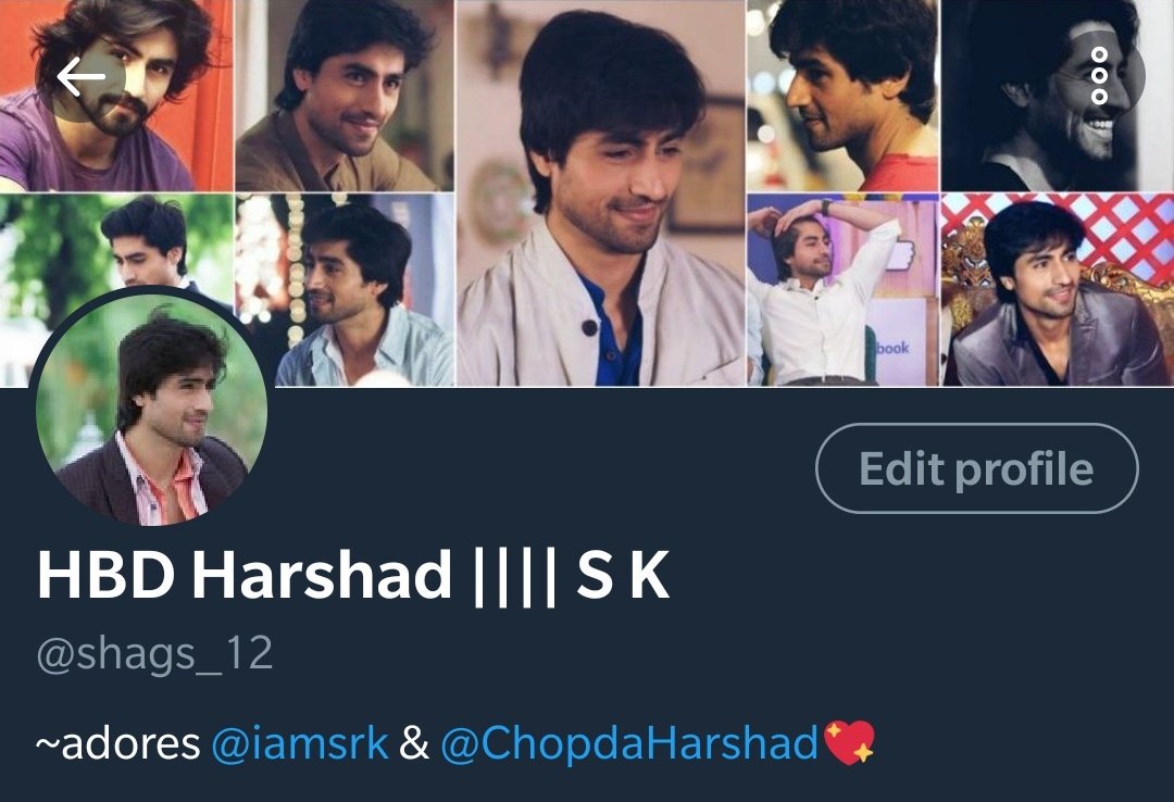 Harshad Chopda. Happy Birthday Harshad 