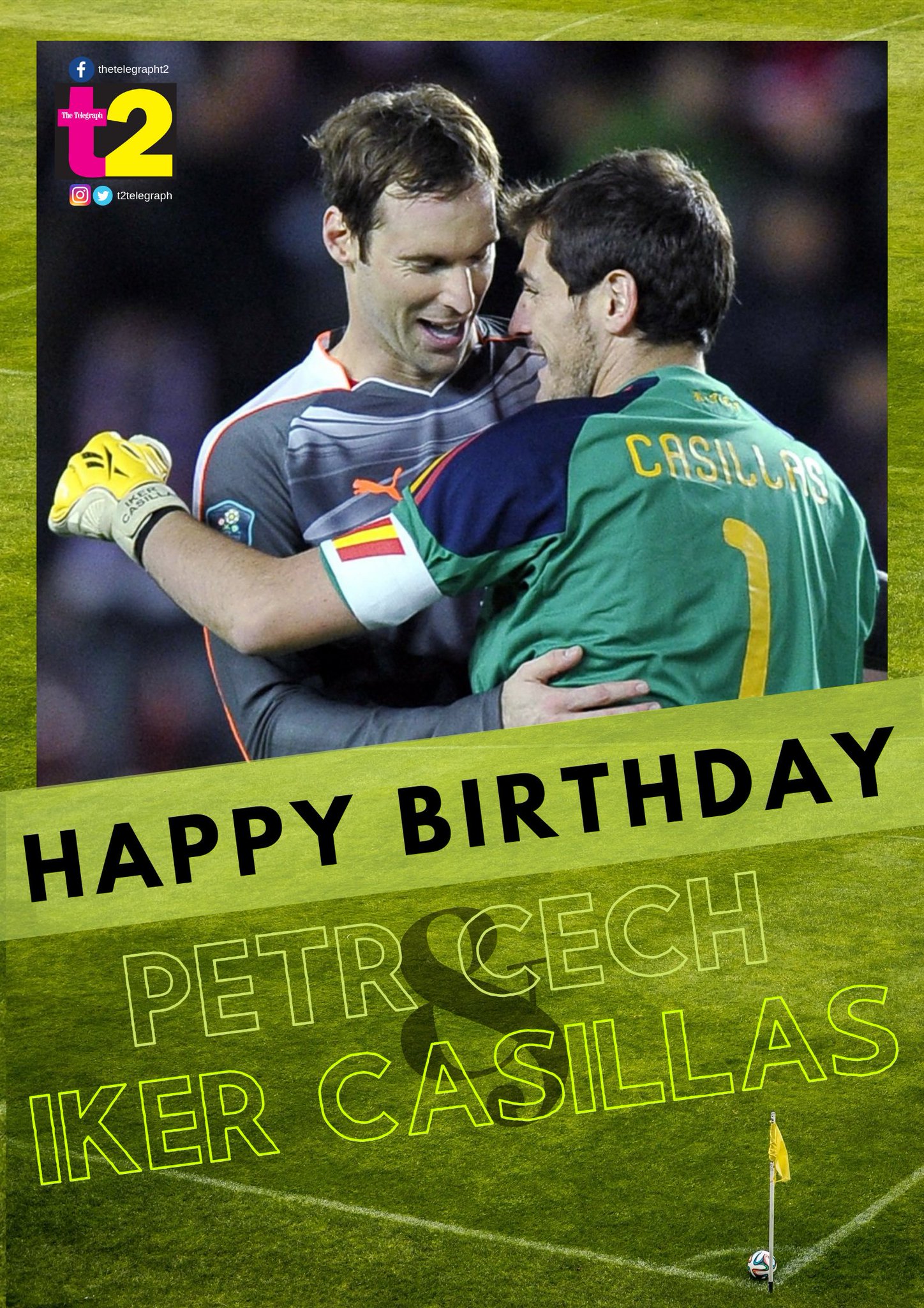 Happy birthday to two of our favourite goalkeepers -- Iker Casillas and Petr Cech  