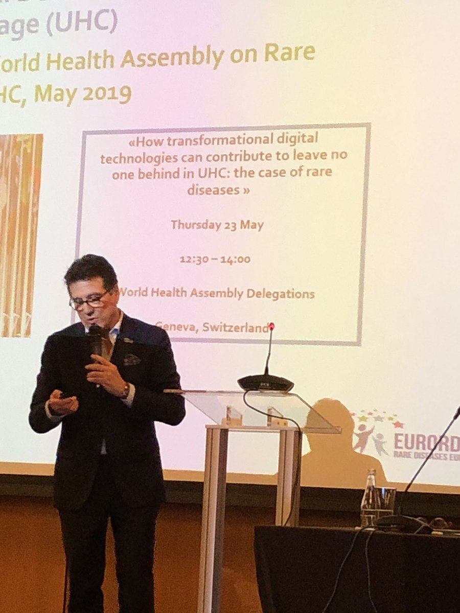 Transformational digital technologies can contribute to access to universal healthcare in rare disease. #eurordis will show the way