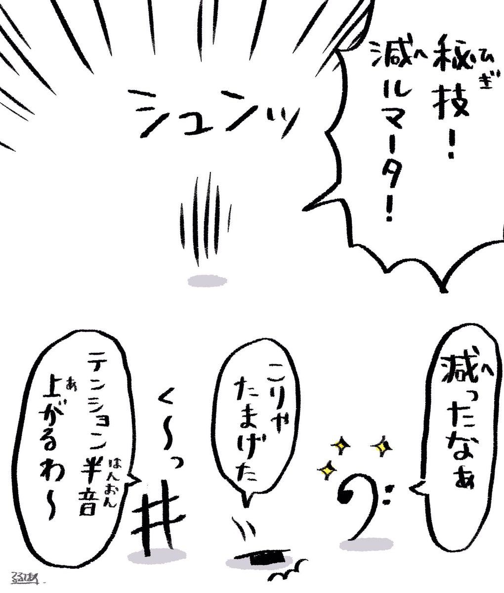 何番煎じかわかりませんが、
仕事の合間に描きました 