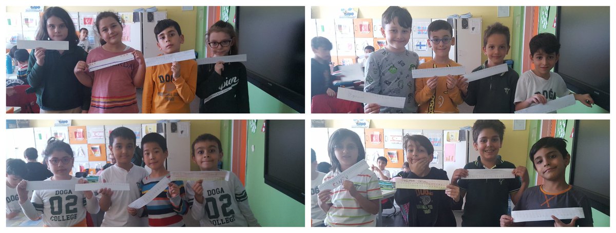 2-C sınıfı olarak standart olmayan ölçme birimlerinden 'parmak' ile cetvel 📏 oluşturduk. Etkinlikle beraber standart olmayan ölçme birimlerinin kişiye gore değişik sonuçlar vereceğini daha iyi pekiştirdik.<a href="/siyahhan_nurdan/">Nurdan SİYAHHAN</a> <a href="/korayakdgn/">Koray AKDOĞAN</a> <a href="/kaansezgin/">Kaan Sezgin</a>