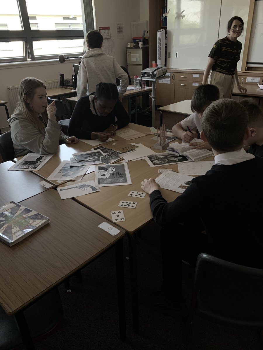 UGS_Numeracy's tweet image. Some action shots from our escape rooms for National Numeracy day! The s2 pupils had lots of World War Two themed codes to solve! #NumeracyNews
