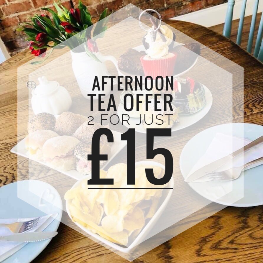 Our popular afternoon tea offer is back next week. You and friend can enjoy one of our delicious afternoon teas for 2 for just £15!

Offer available Thursday to Saturday next week only (23rd-25th May), limited slots available so get booked in quick 😍🎉 #utb