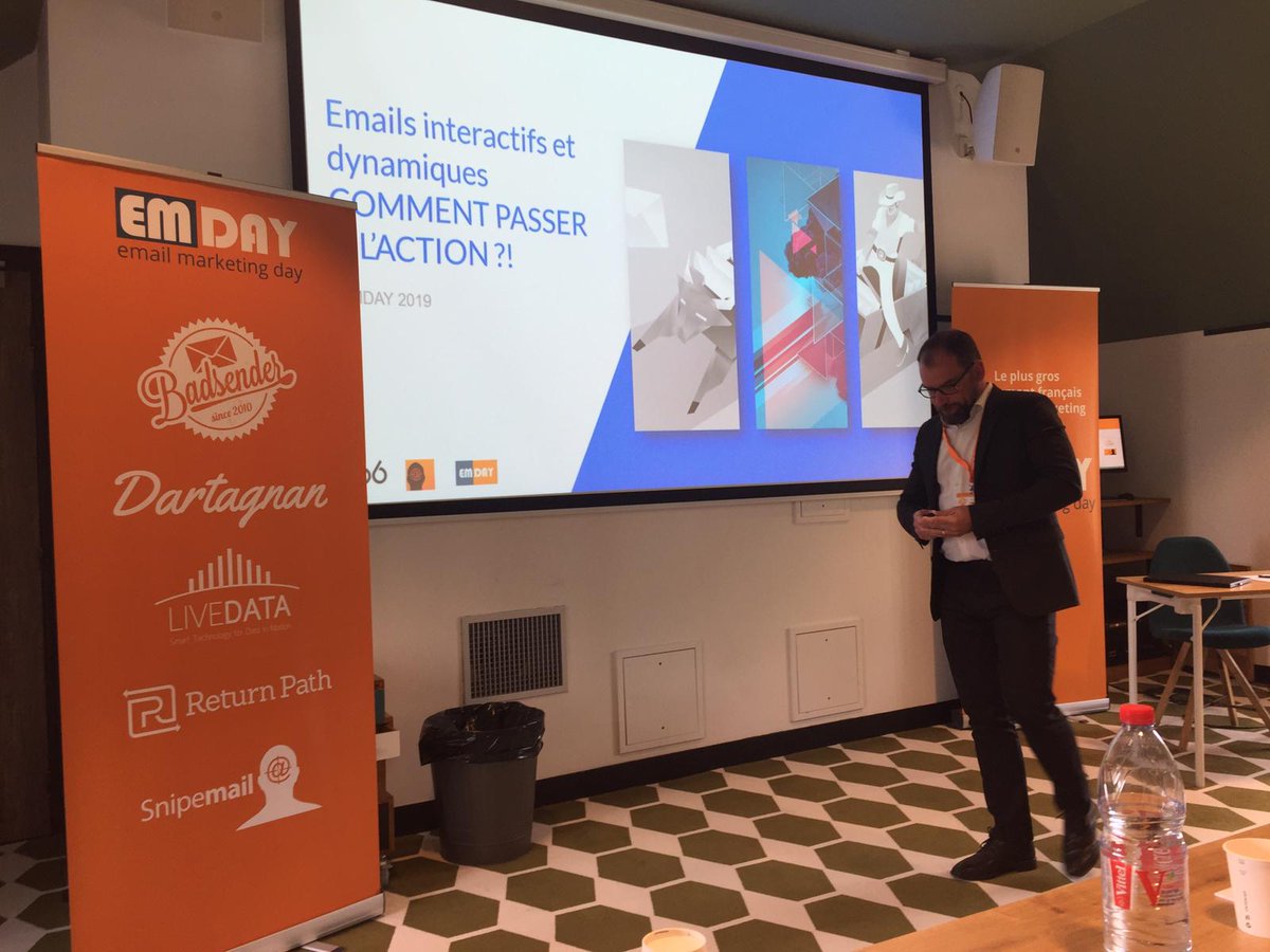 NP6_Group's tweet photo. Début de notre atelier à l'@EMDay_Officiel !
Emails interactifs et dynamiques : comment passer à l’action ?! On vous dit tout sur les dernières technos #AMP #BIMI et #Schema ! 😜 #EMDAY2019 https://t.co/uk8zO2KY0u