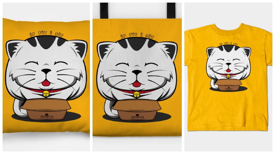 ChubbydudeStore's tweet photo. IF FIT I SIT 
For cat lovers, on sale now @teepublic https://t.co/AsOOJySaIb
#cats #catlover #Kitty #kitten #cutenessoverload #giftidea #pillow #kidsfashion #Caturday https://t.co/9jXKHnc4PM