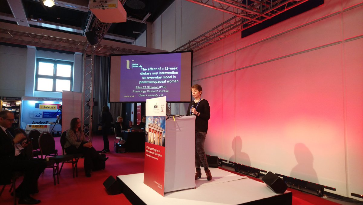 Pamela Magee (@pamelamagee13) on Twitter photo Dr Liz Simpson presenting findings from our intervention study investigating effects of <a href="/Alpro/">Alpro</a> soya drinks on every day mood in postmenopausal women. #EMAS2019 Berlin <a href="/NICHE_ULSTER/">NICHE</a> <a href="/UlsterUniPsych/">UlsterUni Psychology</a> <a href="/emeirmc/">Emeir Mc Sorley</a> Dr Liz Simpson presenting findings from our intervention study investigating effects of <a href="/Alpro/">Alpro</a> soya drinks on every day mood in postmenopausal women. #EMAS2019 Berlin <a href="/NICHE_ULSTER/">NICHE</a> <a href="/UlsterUniPsych/">UlsterUni Psychology</a> <a href="/emeirmc/">Emeir Mc Sorley</a>