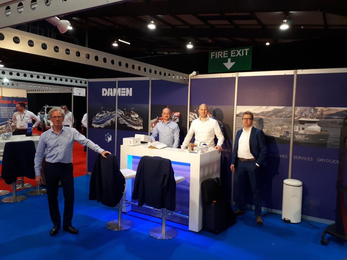 Ready for Skipper Expo 2019 in Aberdeen! #skipperexpo #aberdeen #maaskantshipyards #damenshipyards